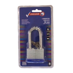 Jaguar Padlock Waterproof Laminated 50 MM Long Shackle Blue