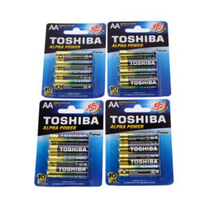 Toshiba Batteries Alkaline 16-Pack