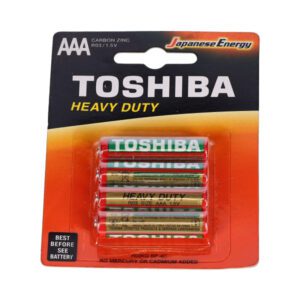 Toshiba Batteries Heavy Duty AAA 4-Pack