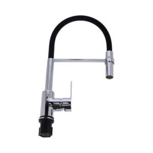 Sink Mixer Sulby High Spring Black Silicone