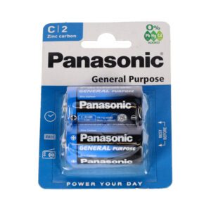 Panasonic Battery C 2-Pack Carbon Zinc