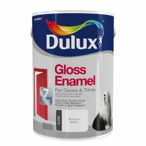 Dulux Gloss Enamel Brilliant White 5L