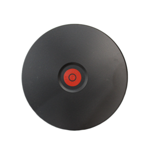 Solid Plate 8" 4mm Red Dot B-Trim