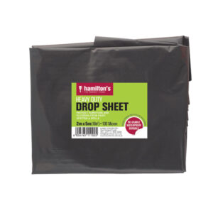 Hamilton’s Utility Black Drop Sheet 2m x 5m (100 Micron)