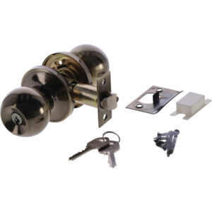 Fighter Round-styled Knob Entrance Door Lockset