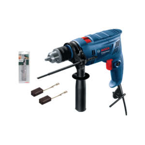 Bosch Impact Drill 13mm 570W with 3pc Bit Set & Carbon Brush Set