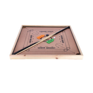 Carrom Board Set with 2 x Cues