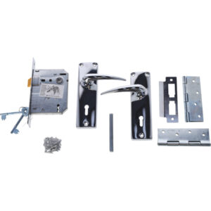 BBL Econo Mortice Lockset & Hinge Combo 2-Lever Indoor Use