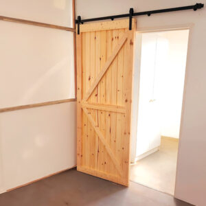 Cape Timber & Mouldings Pine Barn Door with Track & Kit