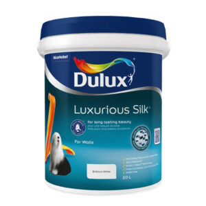 Dulux Luxurious Silk Brilliant White 20L