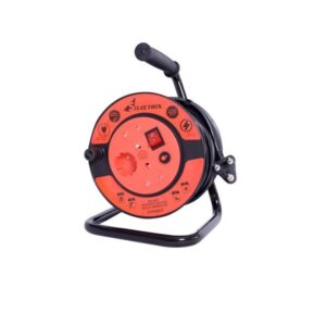 Selectrix Reel 20M 10A 2X16A 1 x Shuko Plastic Reel on Metal Frame